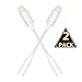 [2 Pack] Headphone Adapter to 3.5mm earbuds Jack Adapter Earphone for iPhone 7 and 7 Plus Lightning Connection Converter - White