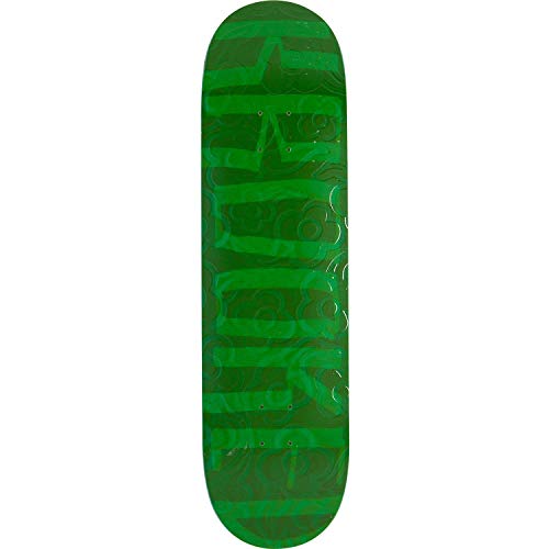 Krooked Mono Skateboard Deck - 8.5 Green Slick Deck - Assemb