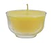 Mandala Crafts® Tibetan Buddhist Tealight Vanaspati Ghee Butter Lamp Candle Set(10 Small Clear Cups)