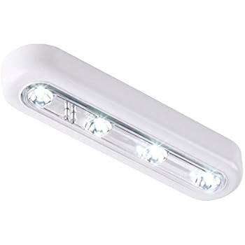 GE Battery Operated Push On/Off Round Closet Light 54807 - Tap Lights