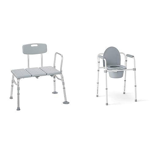 Drive Medical 12011KD1 Tub Transfer Bench for Bathtub, Height