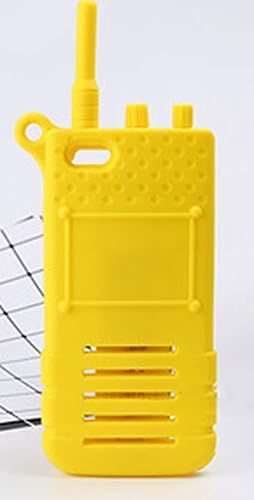 Iphone 6 Plus Case, Iphone 6S Plus Case, 3D Stereo Cartoon Yellow Walki Talki Feature Flexible Soft Silicone Cover Case for Iphone 6/S Plus 5.5inch Protective Skin Cases