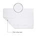 GOLD TEXTILES 12 Pack New Cotton Blend Economy White Hotel Bath Mat Towel (18x25 Inches) Light Weight Quick Drying & Machine Washable - Hotel Supplies Shower Bath Mat Towel