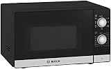 Bosch Serie 2 Freestanding Microwave Grill, 20L, Stainless Steel view 2