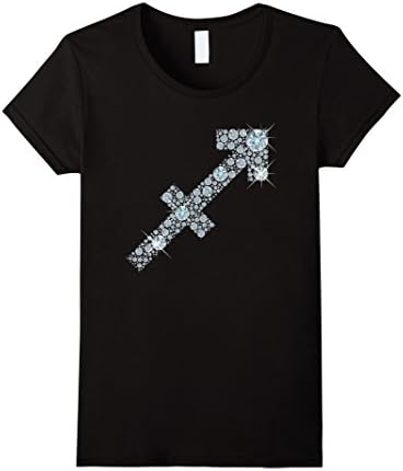 Womens Sagittarius Zodiac Sign Birthday Gift TShirt Medium Black