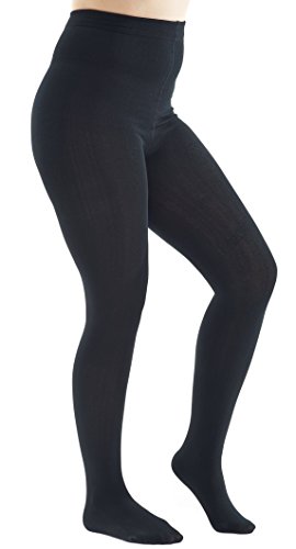 fleece lined footed tights