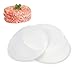 GWHOLE 500pcs Wax Paper Non-Stick Hamburger Patty Paper Food Grade BBQ Grill Waxed Stencil Sheet Restaurant-Grade Round Wax Paper, 4.3 inch