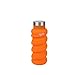 que Bottle - Fashionable & Collapsible 12oz Water Bottle (Sunbeam Orange)