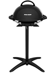 George Foreman GIO2000BK Indoor/Outdoor Electric Grill, 15-Serving, Black