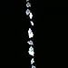 Fun Central G506, 1 Pc, 34 Inches LED Ghosts Necklace, LED Light Up Necklace, Flashing Halloween Necklace, Flashing Ghost Necklace