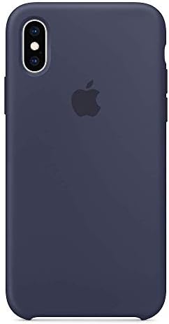 iPhone iPhone XR Liquid Silicone Case Fits iPhone XR (6.1 inch), Gel Rubber Protection Shockproof Cover Case with Soft Microfiber Cloth Lining Cushion (Midnight Blue)