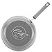 Rachael Ray Brights Deep Nonstick Frying Pan / Fry Pan / Deep Skillet - 9.5 Inch, Gray