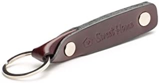 Personalized Keychain Sweet Home for dad Mama Son Daughter 3.7x0.7 inch Brown Colour