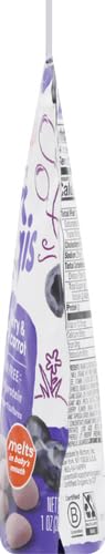 HAPPY BABY ORGANICS BABY SNACKS, GREEK YOGIS, FREEZE DRIED YOGURT &VEGGIE FRUIT SNACKS, GLUTEN FREE BABIES 9+ MONTHS, BLUEBERRY & PURPLE CARROT, 1 OUNCE
