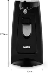 Tower T19007 3-in-1 Electric Can Opener Knife Sharpener Bottle Opener Black view 8