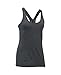 Under Armour Women's HeatGear Armour Racer Tank, Carbon Heather/Metallic Silver, Large