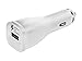 Adaptive Fast Car Charger Compatible Zopo ZP980+ and More, JULAM USB Port 15W Output Car Adapter Adaptive Fast Charging Quick Charge QC 3.0 (White)