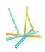 Reusable Silicone Straws - Multipack - Teal/Orange