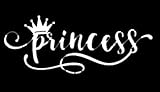 Makarios LLC Princess Crown Decal Vinyl Sticker