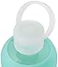 bkr BPA-Free Silicone Sleeve Glass Water Bottle - Holiday - Sheer Vacation Blue, 16 Ounce(Pack of 1)