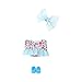 Neonate Nerlie Girl Clothing Blue Mesh Dress with Bow & Shoes - Mexico Ksi-Merito Exclusive
