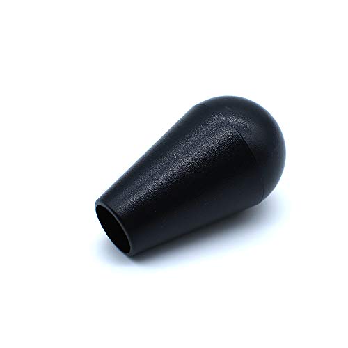 Arcity 2 Pcs Arcade Joystick Oval bat top Ball top Handle Knob American Type for Zippy SANWA SEIMITSU Arcade1up Machine Console Cabinet Black and Black