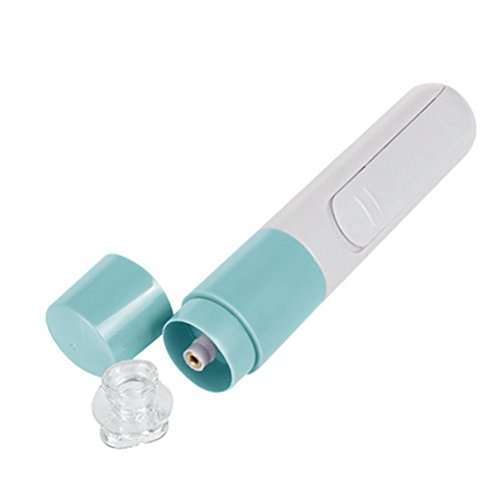 AMA(TM) Facial Pore Acne Cleaner Blackhead Vacuum Remover Suction Electric Skin Facial Care Tool (Light Blue)