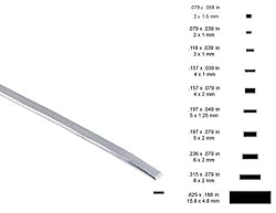 925 Sterling Silver Rectangle Flat Wire Dead Soft