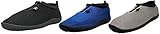 Men's Footwear Aqua socks Front Zippers Rubber Water Shoes - 3 Colors - Sizes 7-13