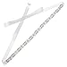 Remedios Beaded Wedding Belt Pearl Bridal Belt Sash Rhinestone Women Dress Accessories, White
