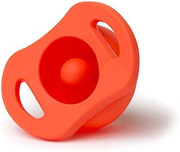 Pop Silicone Baby Pacifier Retractable Soother Toy Bite Lightweight Pacifier (Red)