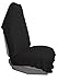 UltraSport Waterproof Towel Car Seat Cover, Universal Fit, Sweatproof & Odor-Resistant Front Seat Protector, Quick-Dry, Machine Washable for Gym, Pets, Travel, Outdoor Adventures, Black