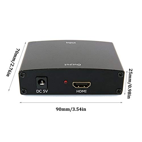 Dalkeyie Vga to Hdmi Converter with Audio Vga to Hdmi Iron Box Vga to Hdmi Video 1080P Plug and Play Easy to Carry
