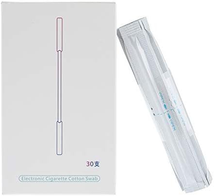 Meifyomng 30-Piece Cleaning Stick Cotton Buds Double Head Cleaning Cotton Stick for IQOS Electronic Cigarette