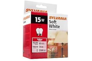 A15 15 Watt 120 V Incandescent Bulb in Soft White [Set of 2]
