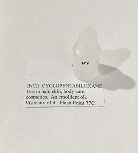 Pure Cyclopentasiloxane Emollient for Hair Skin Body Care Lotion DIY Cosmetic 1 ounce