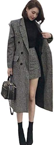 Amazon セットアップ レディース コート ミニスカート タイト 2点セット チェスターコート ロング 千鳥格子柄 大きいサイズ 秋冬 セットアップ レディース コート ミニスカート タイト 2点セット レディース 通販