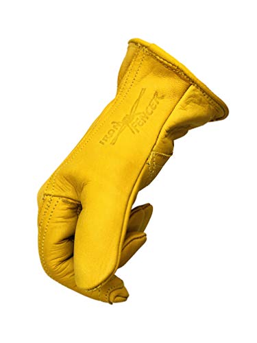 Golden Stag Double Palm Cowhide Glove, Large, 207