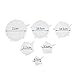 Silicone Stretch Lids 6 Pack Different Size FDA Approved Stretchable Food Covers for Cups, Pots, Can,bowls,Dishes,Mugs,Jars (Clear)
