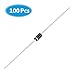 (100 Pcs) 1N4004 Rectifier Diode 1A 400V Hole DO-41