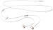 Amazon Basics in-Ear Headphones with Flat Cable and Universal Mic - Rose Gold