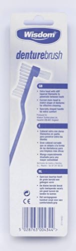 Wisdom Denture Brush, Pack of 4 - Durable Cleaning Brush For Dentures view 2