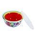 The Pioneer Woman 6 Piece Set Flea Market Floral Melamine Serving Bowls with Lids