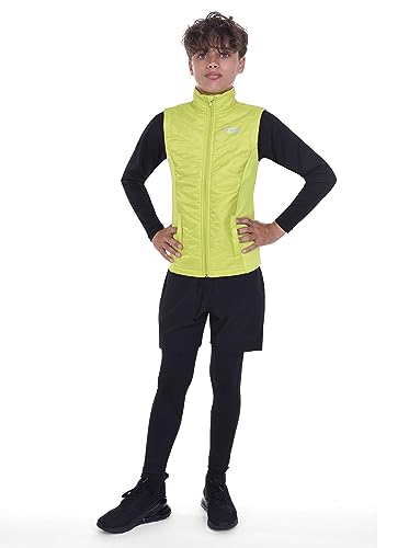 TCA Excel Runner Lightweight Padded Vest for Hiking and Thermal Hiking with Zipper Pockets for Men and Boys