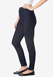 Woman Within Plus Size Petite Fineline Denim