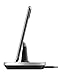iPhone X Fast Charge Desktop Charging Stand (case compatible) DockMate² MFI Certified Lightning Charger (fully adjustable design) Aluminum/Black