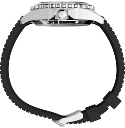 TW2Y15100 Trend Herren-Armbanduhr, 41 mm, schwarzes, zweiteiliges, Synthetisches Armband mit schwarzem Zifferblatt und Edelstahlgehäuse