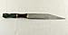Handmade hand forged Viking Seax Knife -1084 steel & Purpleheart - SWS Cutlery