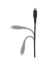 Basics Cable Lightning un USB A, 5.9 pies, 1.8 m, paquete de 12