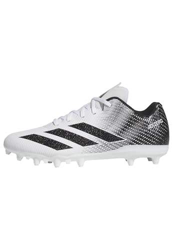 adidas Unisex-Adult Adizero Electric.2 Ii American Football, White/Black, 11.5 at Amazon